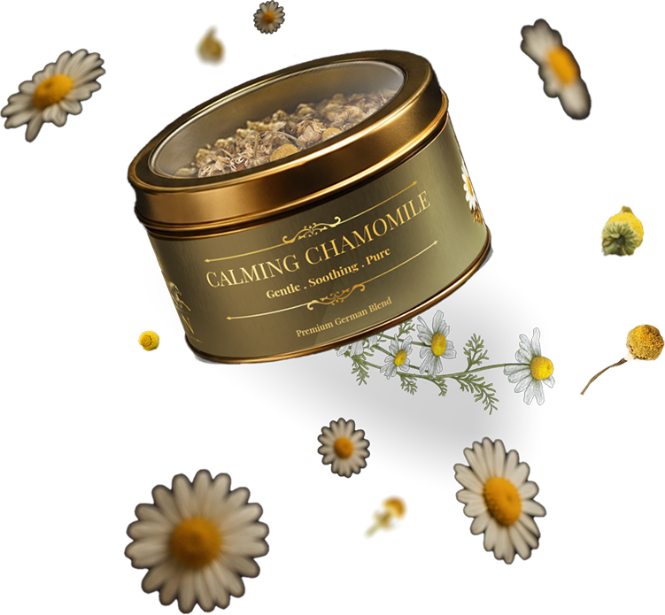 Calming Chamomile ZEN Tea blend tin